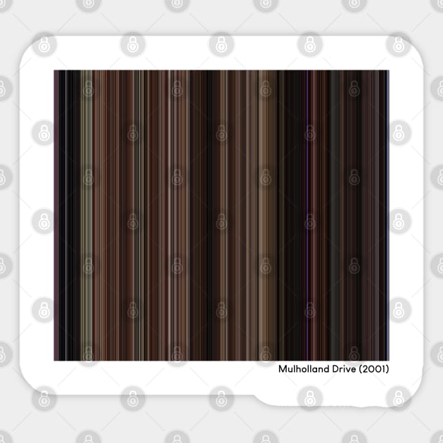 Mulholland Drive (2001) - Every Frame of the Movie Sticker by ColorofCinema